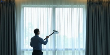 Commercial curtain stain removal service ultimo-nsw hotels offices restaurants