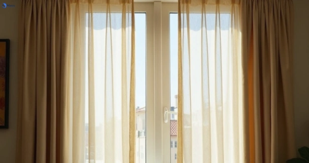 Dusty and dull curtains in ultimo-nsw before steam cleaning